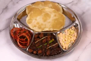 Chole-Bhature-
